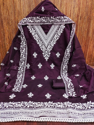 M FASHION Modal Embroidered Salwar Suit Material