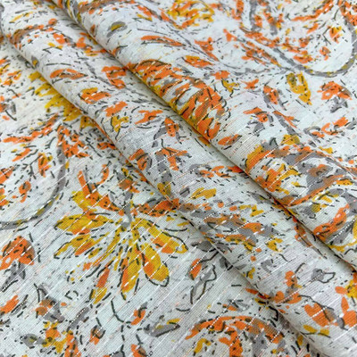 LCX Pure Cotton Floral Print Multi-purpose Fabric
