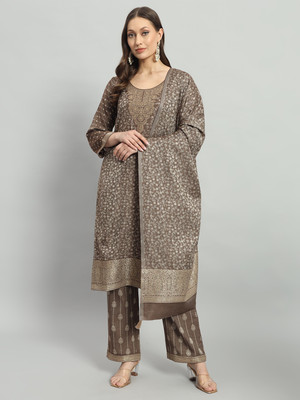 HouseOfCommon Wool Self Design Kurta & Palazzo Material