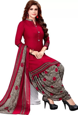 shyam enterprises Crepe Printed Salwar Suit Material