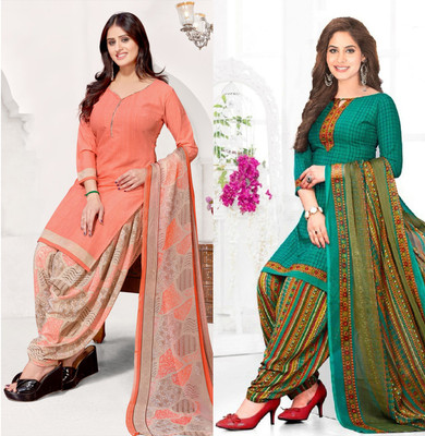 SEWDHAGA Crepe Self Design Salwar Suit Material