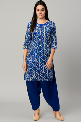 NIHU ENTERPRISE Cotton Blend Floral Print Salwar Suit Material