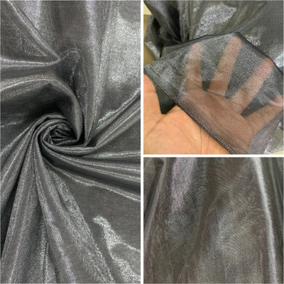 KRISHNAM TRENDS Organza Self Design Multi-purpose Fabric