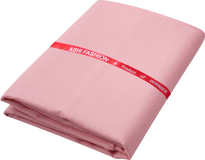 abhi fashion Cotton Blend Solid Shirt Fabric