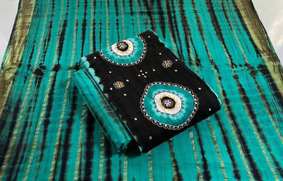 Drashti Creation Cotton Blend Embroidered Salwar Suit Material