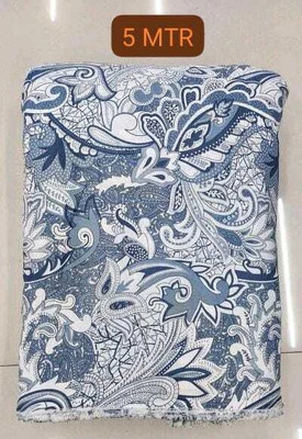 HIGHLANDING Crepe Printed Kurta Fabric