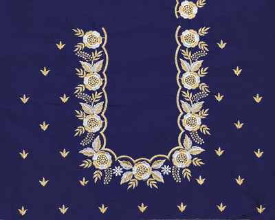 vishwambhari enterprise Art Silk Embroidered Blouse Material