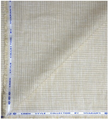 Siyaram's Cotton Linen Striped Shirt Fabric