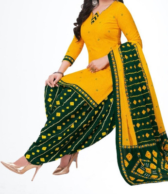 SARVOPAR Crepe Printed Salwar Suit Material