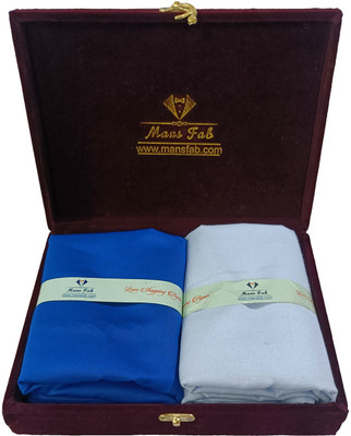 Mansfab Cotton Blend Solid Shirt & Trouser Fabric