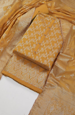 Tavas Art Silk Self Design Salwar Suit Material