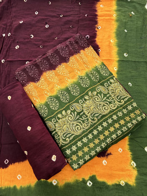Drashti Creation Pure Cotton Embellished Salwar Suit Material