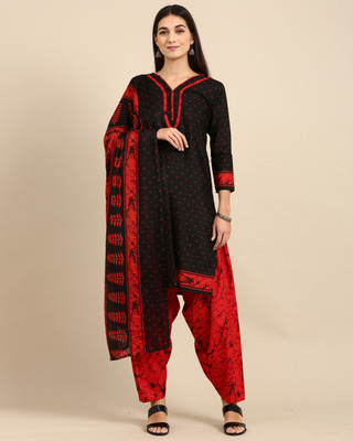 Rajnandini Cotton Blend Printed Salwar Suit Material
