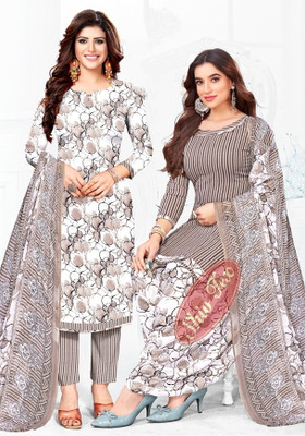 THE ANIRAV Crepe Printed Salwar Suit Material