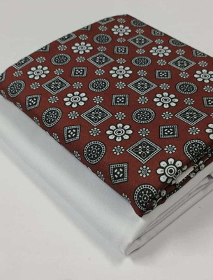 WELE DERBIES Cotton Blend Printed Shirt & Trouser Fabric