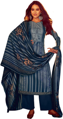 HouseOfCommon Wool Printed Salwar Suit Material