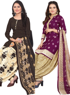 HouseOfCommon Cotton Blend Printed Salwar Suit Material