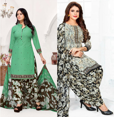 SEWDHAGA Crepe Self Design Salwar Suit Material