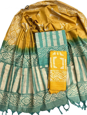 HAIDER ALI AND SONS Cotton Blend Printed Salwar Suit Material