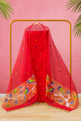 Uniquefashion Muslin Embroidered Kurta & Churidar Material