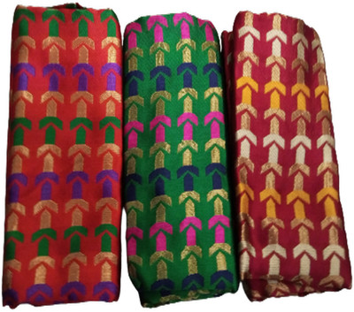 Cotton colors Cotton Silk Self Design Blouse Material