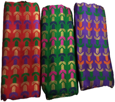 Cotton colors Cotton Silk Self Design Blouse Material
