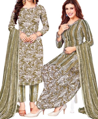 BHUMIKA CREATION Crepe Solid, Self Design Salwar Suit Material