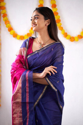 Kanjivaram Jacquard Printed Blouse Material