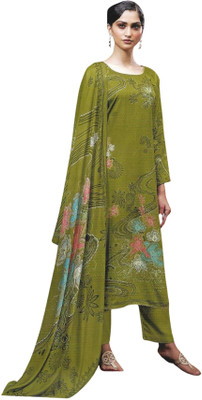 Soul Essence Wool Embroidered Salwar Suit Material