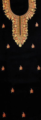 RADHE PRODUCTS Wool Embroidered Salwar Suit Material