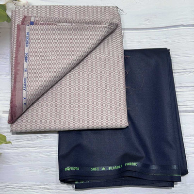 Raymond Pure Cotton Solid Shirt & Trouser Fabric
