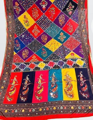 Tathastufeb Silk Blend Printed Blouse Material