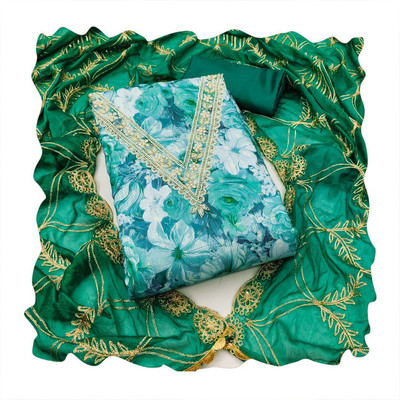 NEGRONI Viscose Rayon Printed Salwar Suit Material