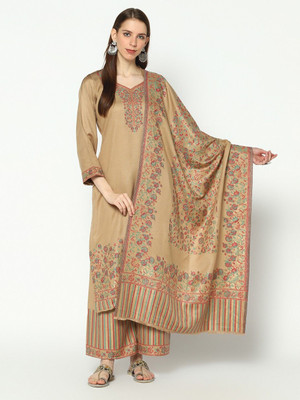 HouseOfCommon Wool Self Design Kurta & Palazzo Material