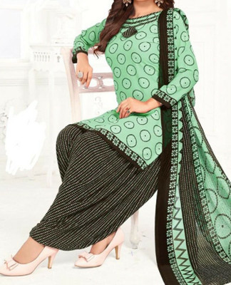 Aumki Crepe Paisley Kurta & Patiyala Material
