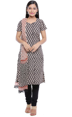 Soundarya Cotton Blend Printed Salwar Suit Material