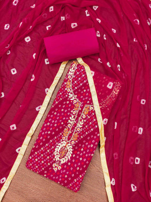 Tasrika Cotton Blend Printed Salwar Suit Material