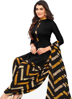 Rensil Crepe Printed Kurta & Patiyala Material