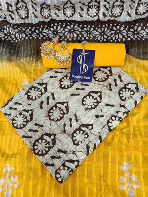 Bombay Buta Pure Cotton Printed Kurta & Churidar Material