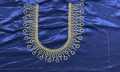 Soundarya Silk Blend Embroidered, Self Design Blouse Material
