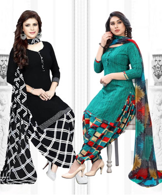 Priyashi Crepe Printed Salwar Suit Material
