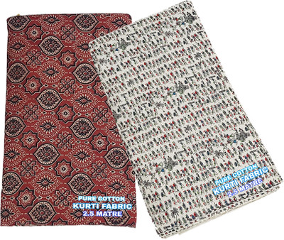 KRISHIV HANDICRAFT Pure Cotton Printed Kurta Fabric
