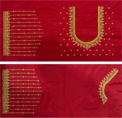 wizulo trendz Cotton Silk Embroidered Blouse Material