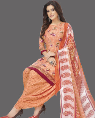 Nirvaan Crepe Printed Salwar Suit Material