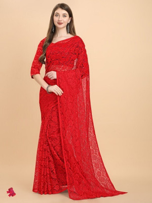HouseOfCommon Net/Lace Embellished Blouse Material