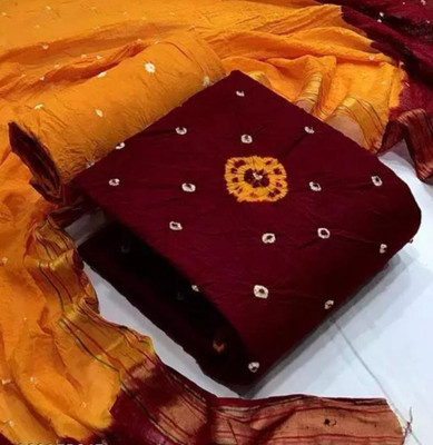 RISHITTRENDS Viscose Rayon Dyed Salwar Suit Material