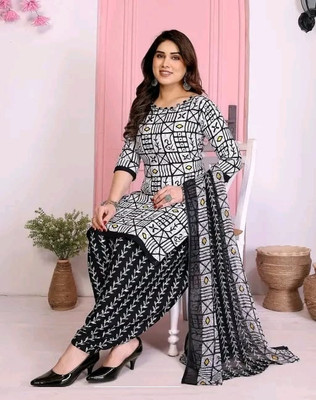 shyam enterprises Crepe Printed Salwar Suit Material