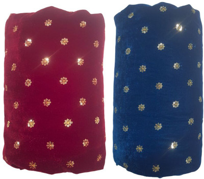 Seg Velvet Embroidered Blouse Material