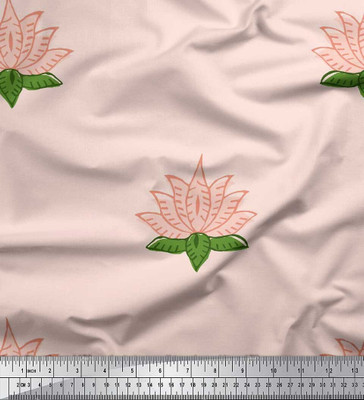Soimoi Pure Cotton Floral Print Multi-purpose Fabric