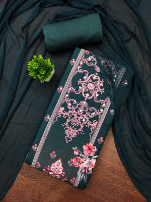 HouseOfCommon Cotton Blend Printed Salwar Suit Material